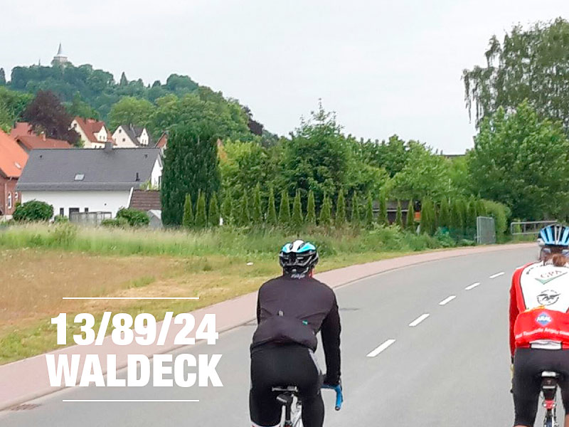 Rennrad Radtour durch Waldeck Juni 2015